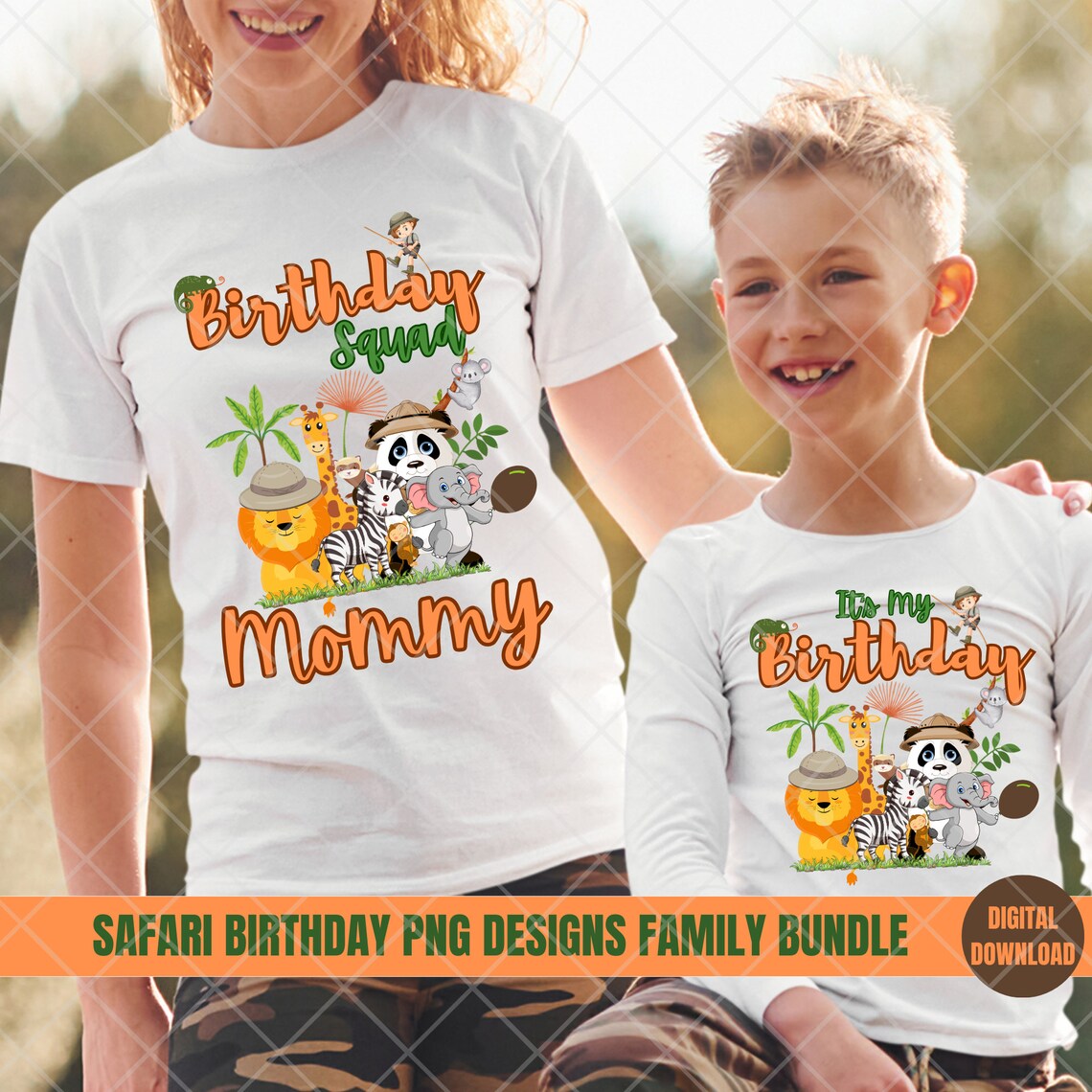 Safari Birthday Png, Jungle Birthday Png, Safari Themed Birthday Png ...