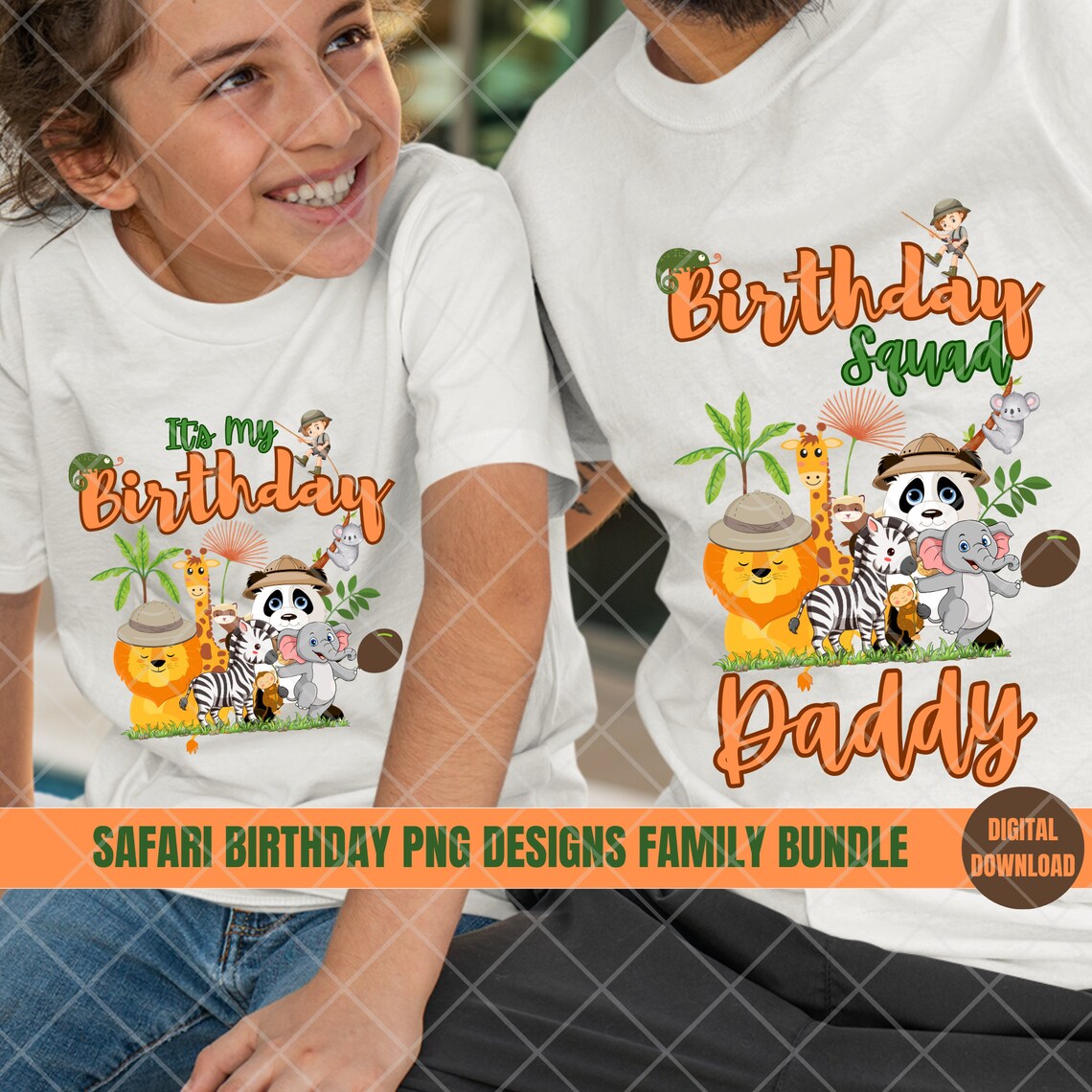 Safari Birthday Png, Jungle Birthday Png, Safari Themed Birthday Png ...