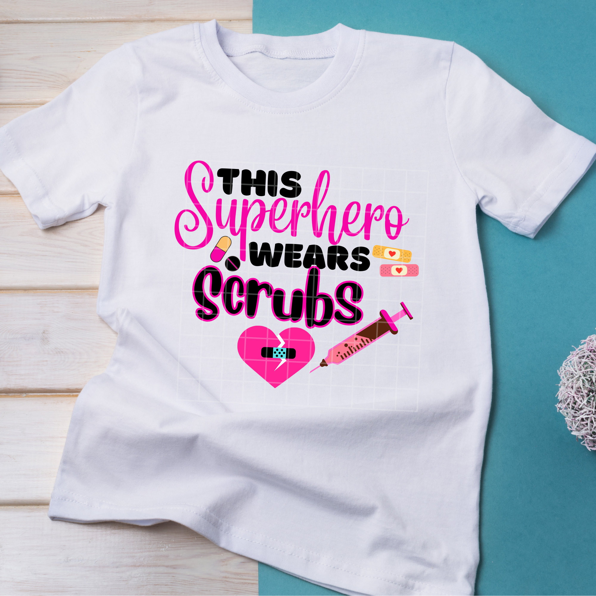 This Superhero Wears Scrubs Png, Nurse Design PNG, Nurse Png Files for ...