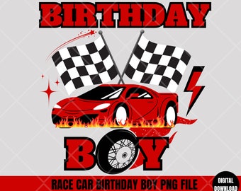 Rennauto-Geburtstag Png, Racing Geburtstag Png, Junge Racing Geburtstag Png, Auto-Geburtstag Png, Geburtstagskind Sublimation, Geburtstagskind Png