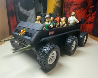 GI Joe Oktober Guard 6x6 Vehicle STL File 3.75 ARAH 1/18th