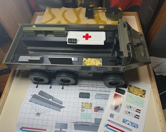 GI Joe APC Replacement Command Center Med Bay Kit 3D Print Bed Modification ARAH