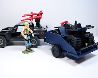 GI Joe Cobra ASP 3D Printed Trailer Modification Fits the Ferret!