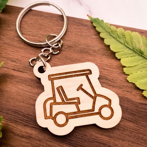 Golf cart key chains top