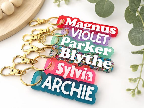 Personalized Kids Backpack Tag