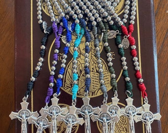 Miniature Stainless Steel Paracord Rosary
