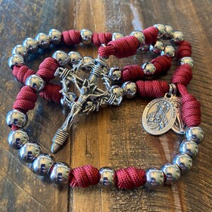 Precious Blood of Christ Paracord Chaplet