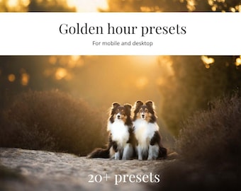 35 Sunrise/Sunset Lightroom Presets for mobile and desktop