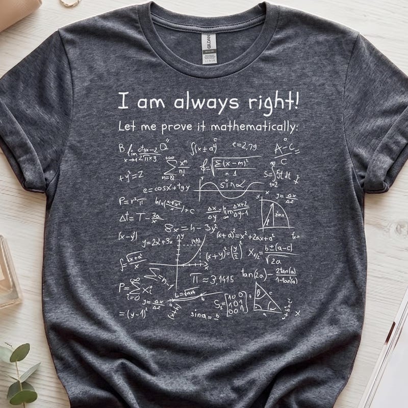 Geek Maths Tee - Etsy UK