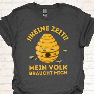 Funny Beekeeper T-Shirt | No Time, My People Need Me | Funny shirt with beehive design | Humorous gift for beekeepers