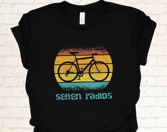 Rarely Bikeless T-Shirt | Funny Retro Bicycle Shirt | Funny Gift for Cyclists | Vintage Bicycle Shirt for Cycling Fans