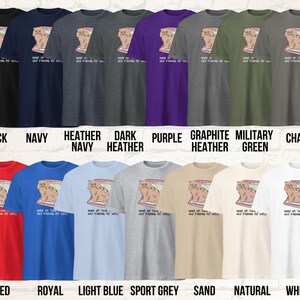 Colorchart Unisex T-Shirt mit einer grummeligen Katze die auf einem Laptop sitzt und der Aufschrift: None of Your Emails are Finding me Well.