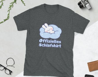 Offizielles Schlafshirt mit schlafendem Hasen - Süßes Schlafshirt für Langschläfer