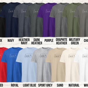 Colorchart Unisex T-Shirt mit einem minimalistischen Design mit Bäumen und der Aufschrift: Ich mag Bäume die halten die Fresse.