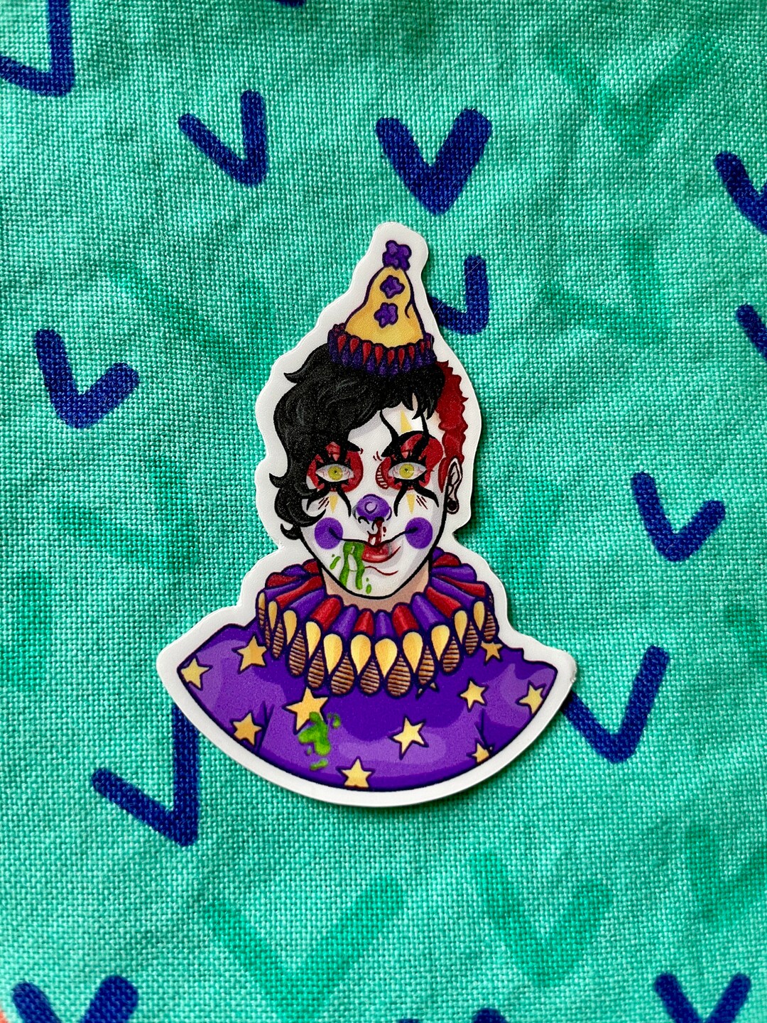 Mcfreaky Sticker Clown Frankie the Freak MCR Sticker - Etsy