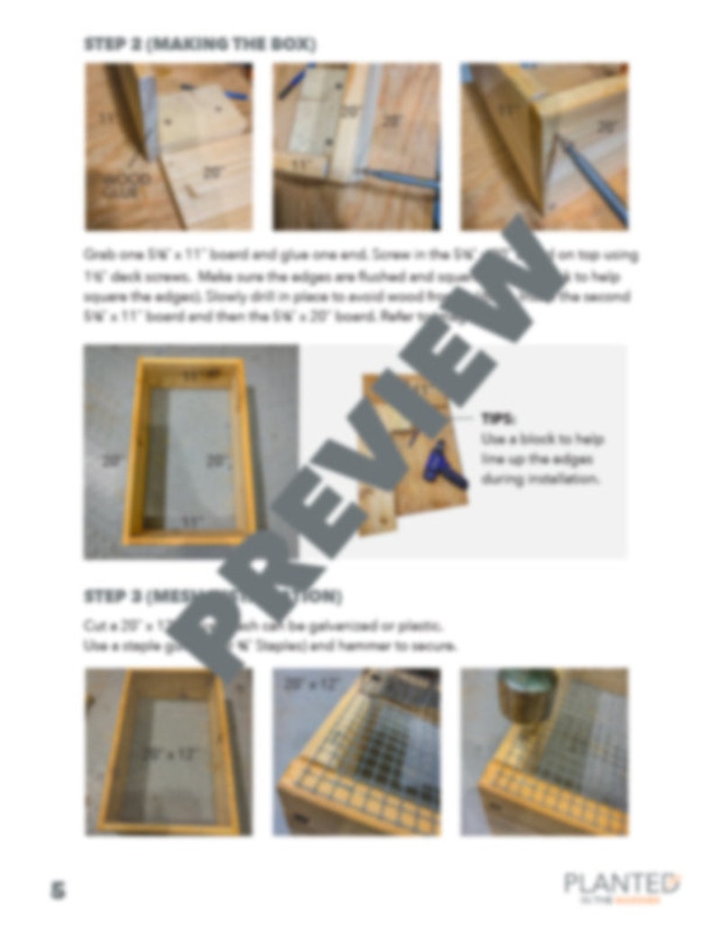 DIY 3 Tier Worm Composting Bin Plan Etsy