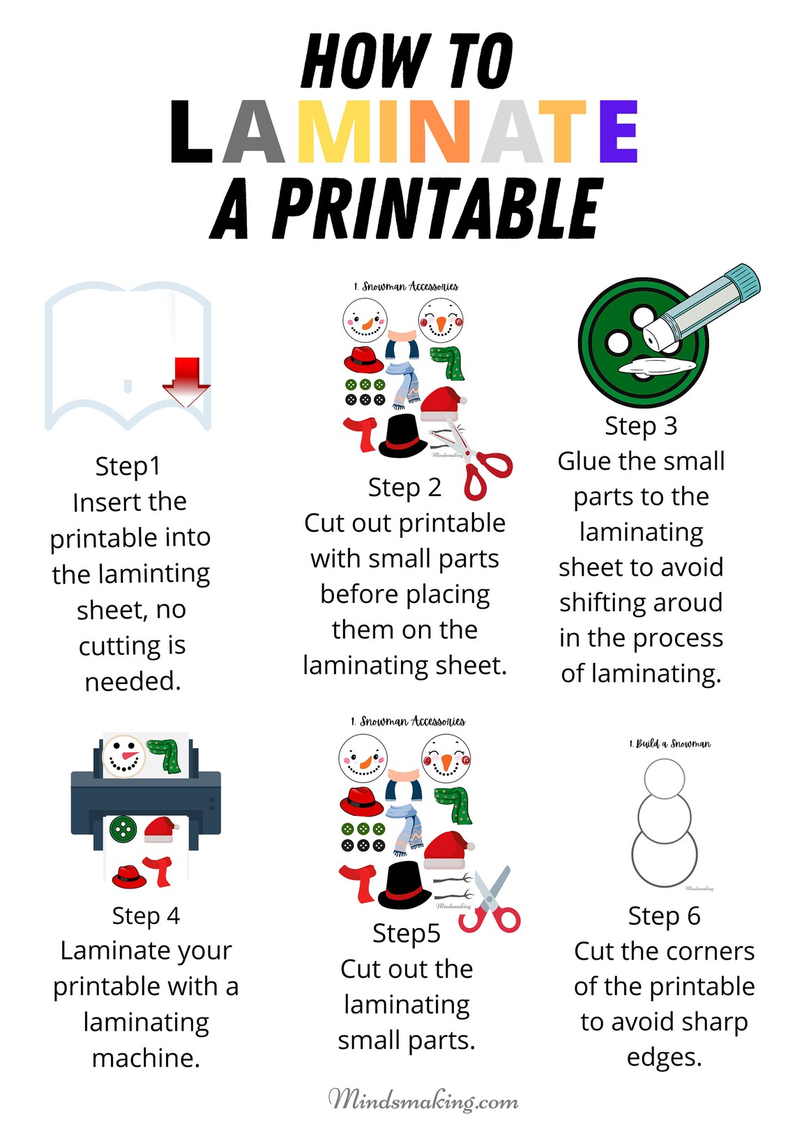 Printable "build a Snowman" Worksheet, Dress up Game and Educational ...