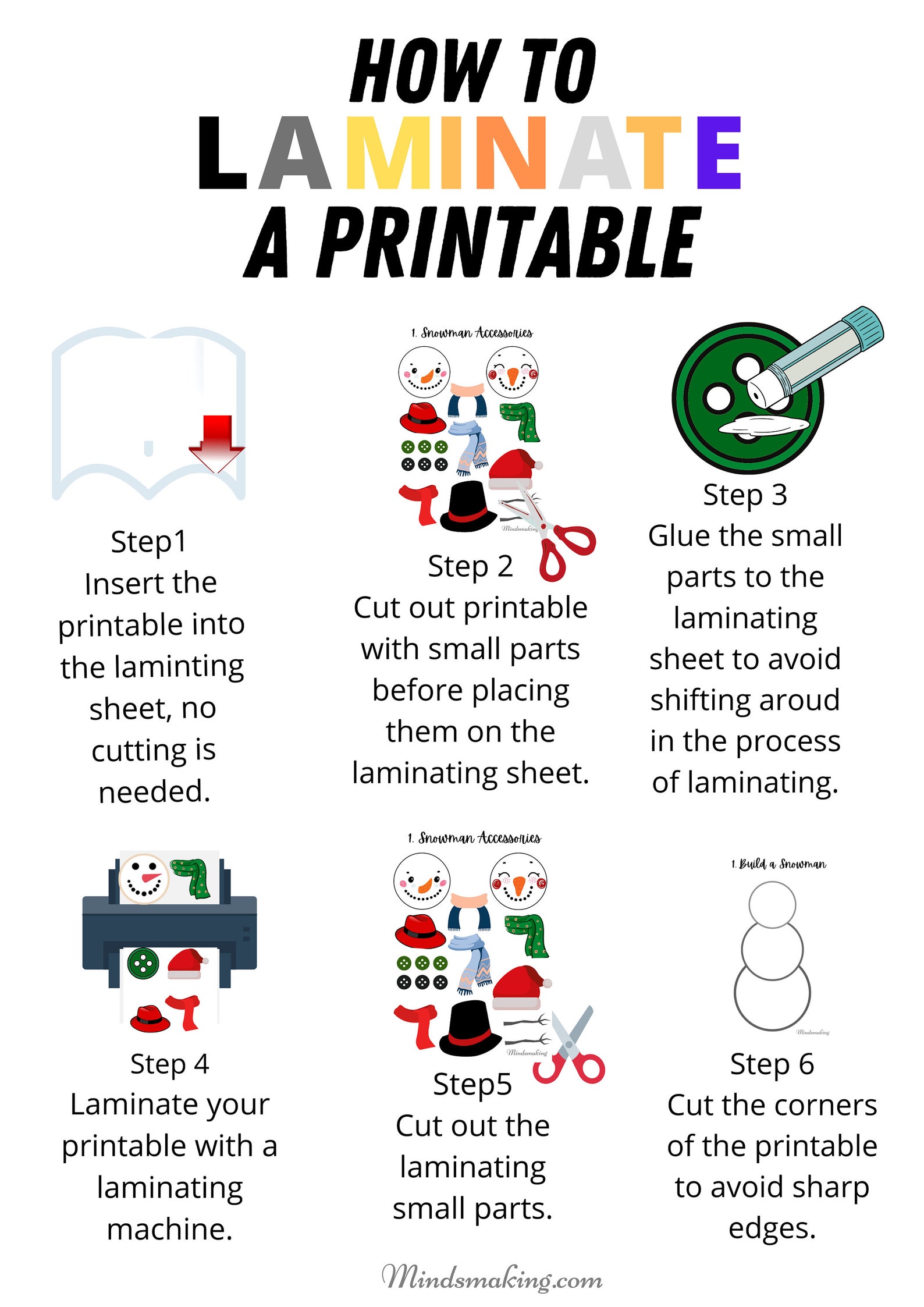 Printable "build a Snowman" Worksheet, Dress up Game and Educational ...