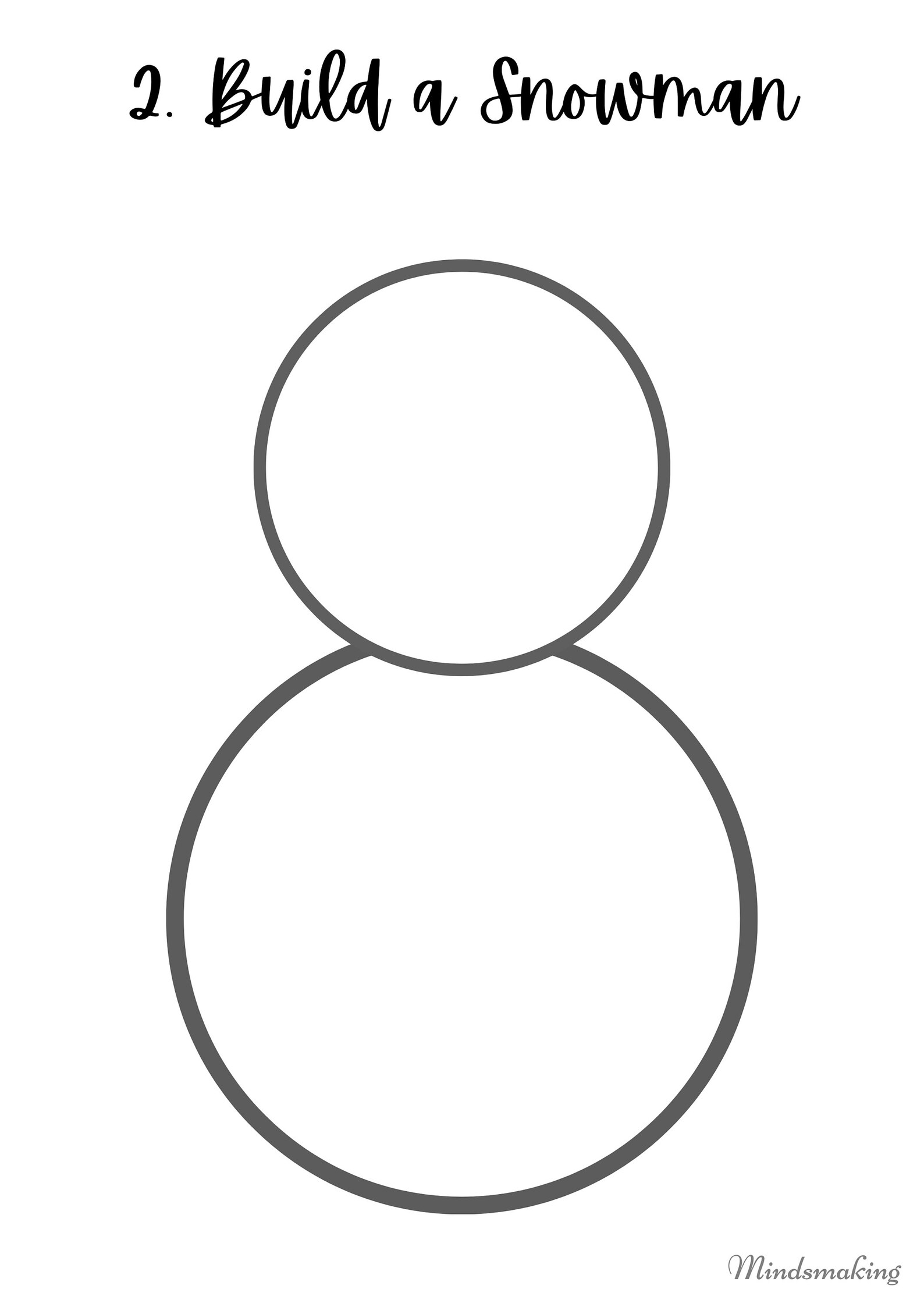 Printable "build a Snowman" Worksheet, Dress up Game and Educational ...