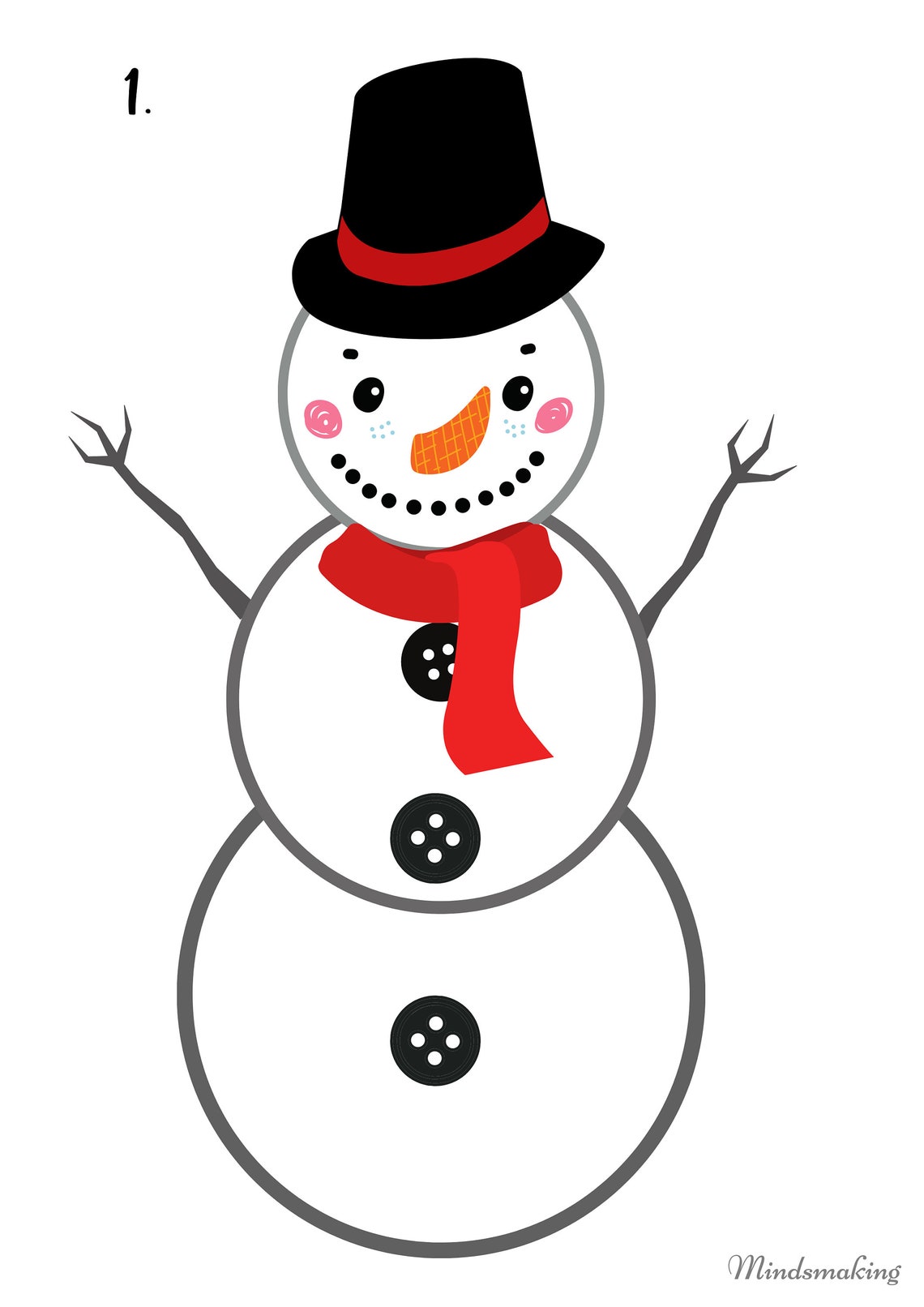 Printable "build a Snowman" Worksheet, Dress up Game and Educational ...