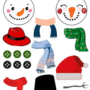 Printable "build a Snowman" Worksheet, Dress up Game and Educational ...