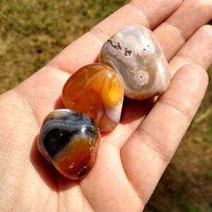 Agate Tumble Set - 3 Unique Stones