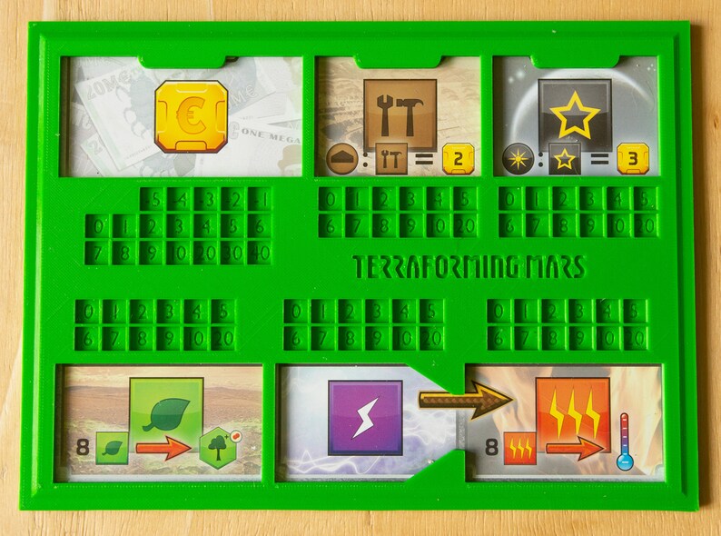Terraforming Mars Player Card Sleeve Etsy