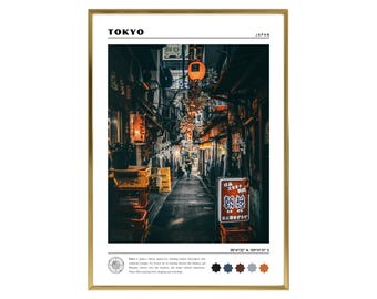 Tokyo Street Photography Print, Japan Wall Art (Digital Download)
