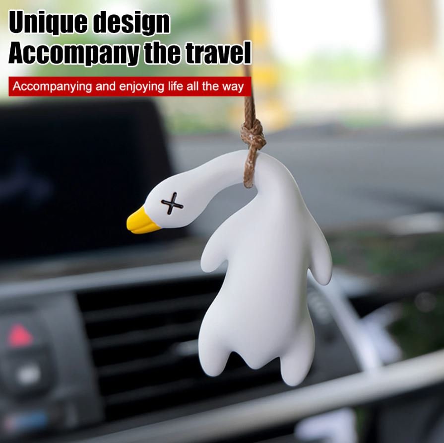 Car Accessories Duck On Swing Car Pendant of Swing Duck Cute Car Decor Car  Gift for Car Rear View Mirrior Hanging Accessories and Car Mirror Hanging  Accessories price in Saudi Arabia