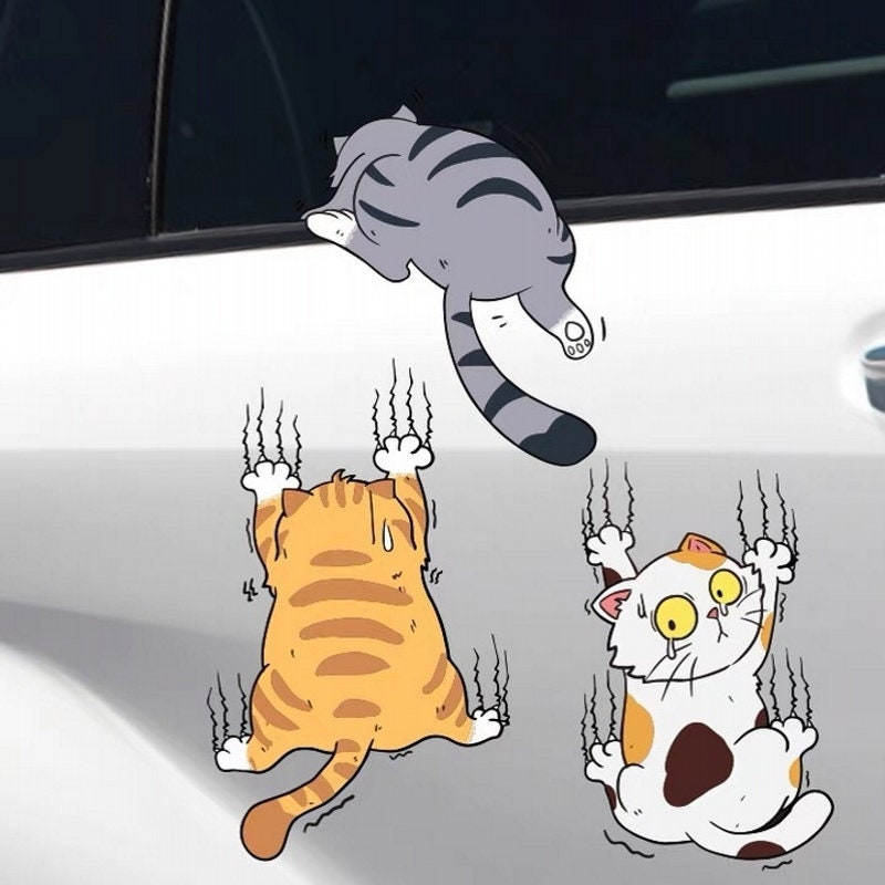 Simons Cat Car Decal 