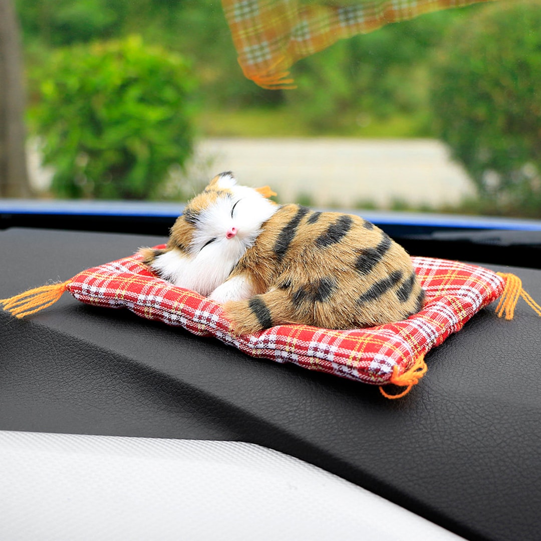 Sleeping Cat Car Dashboard Decor Kawaii Car Decor Cat Lover Gift Cats