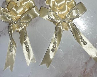 Lazos de cinta para guirnaldas de graduación