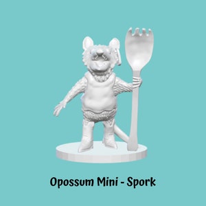 Opossum Miniature - Spork