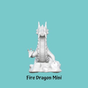 Fire Dragon Miniature