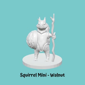 Squirrel Miniature - Walnut