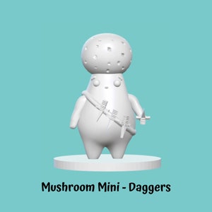 Mushroom Miniature - Daggers