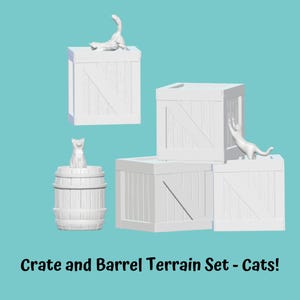 Crates and Barrels Terrain - Cats