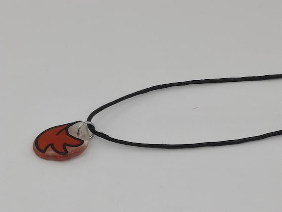 Necklace inspired by the Heartstopper series leaf