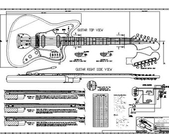 フェンダー ジャガー エレキギター 01.PDF プラン ブループリント