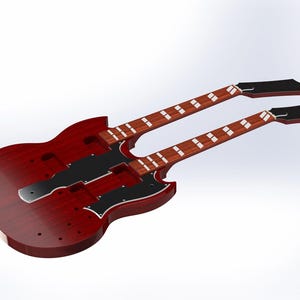 EDS-1275 (SG Double Neck) 3D-model CAD-bestanden