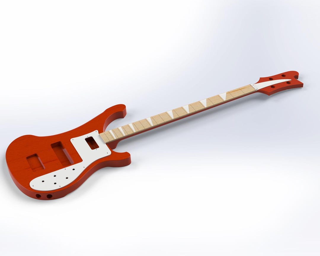 Rickenbacker 4003 Bass 3D Model CAD Files - Etsy