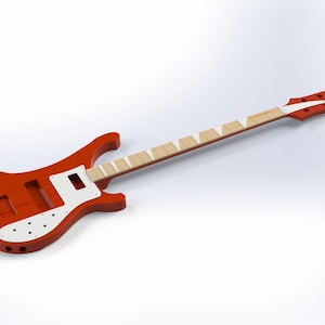 File CAD modello 3D Rickenbacker 4003 Bass