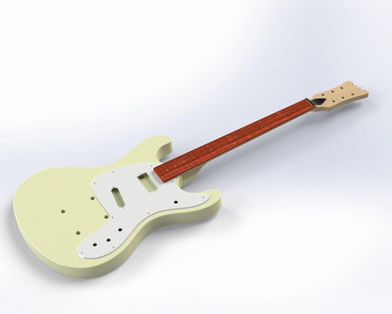 Mosrite Ventures II 1965 (johnny Ramone) 3D Model CAD Files - Etsy