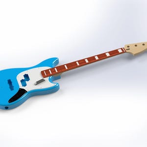 Mustang Bass (J-Bass Pickup + P-Bass Pickup) 3D-model CAD-bestanden