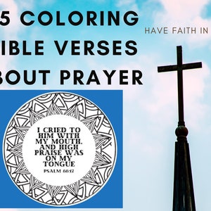 Bible Memory Verses Coloring Pages or Sheets, 35 Bible Verses