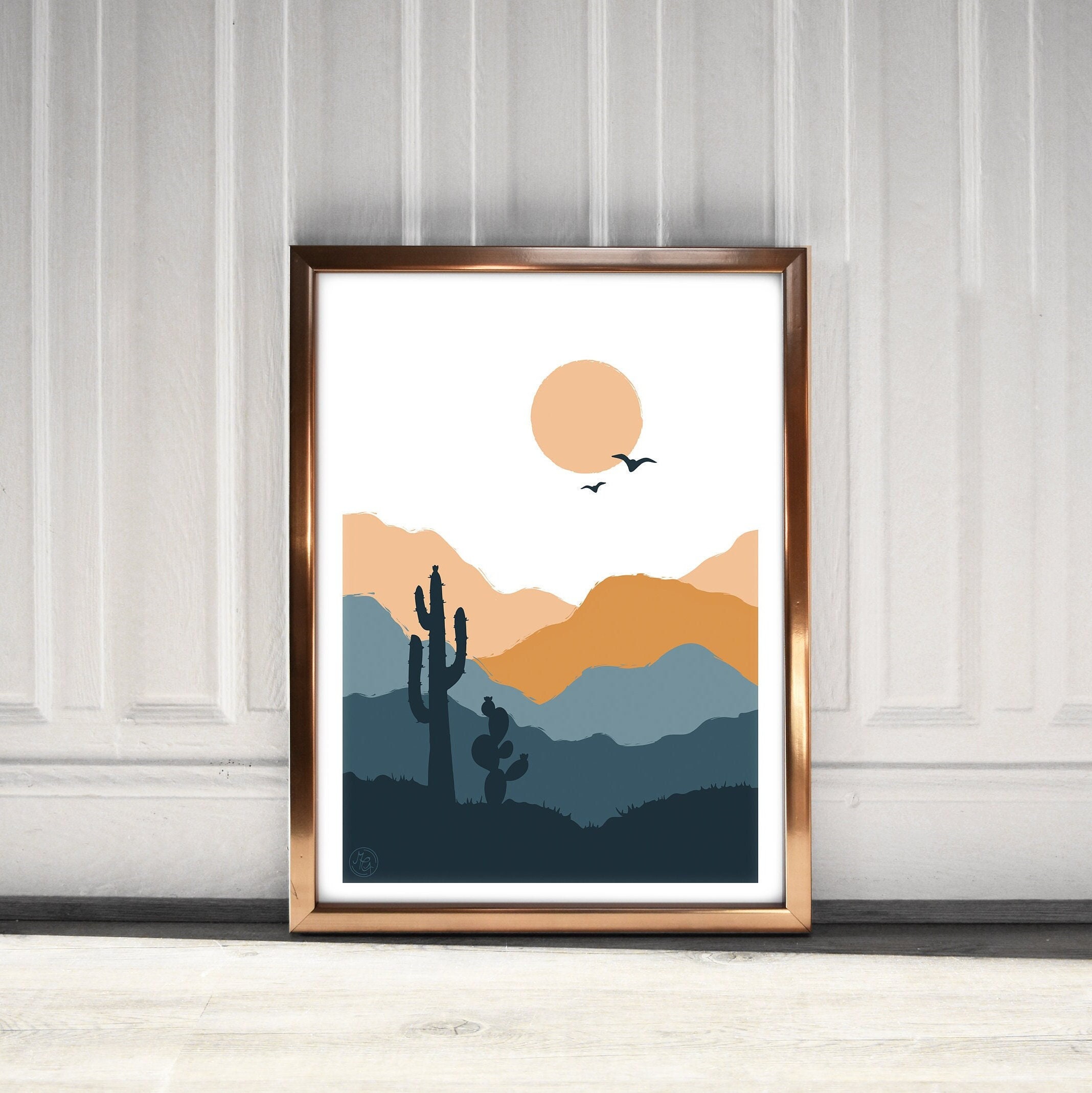 Affiche Illustration Cactus