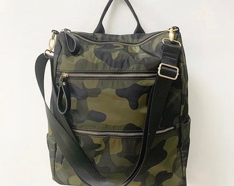 camo diaper bolsa for boy