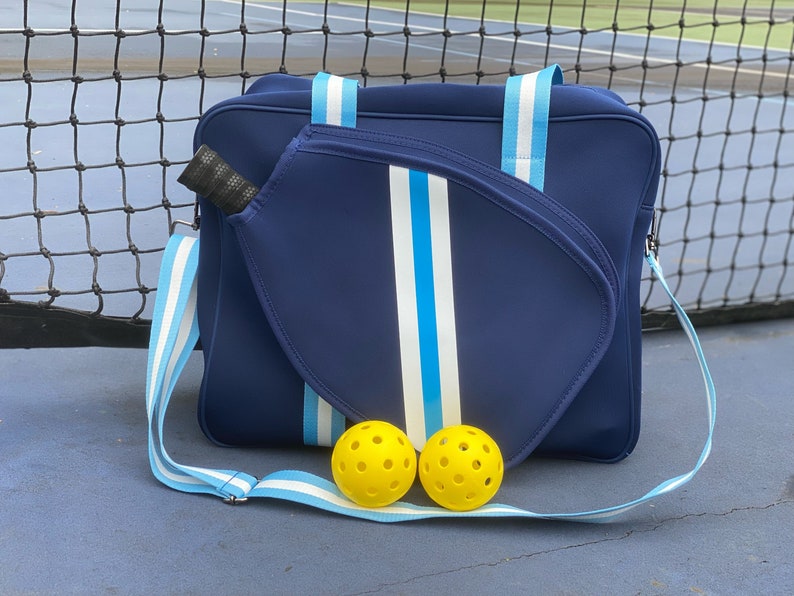 PICKLEBALL BAG Custom Designed and Made Neoprene Paddle Tennis Bag