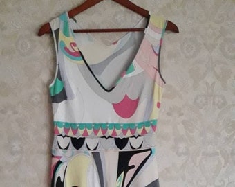 Vintage Emillio Pucci dress multicolor