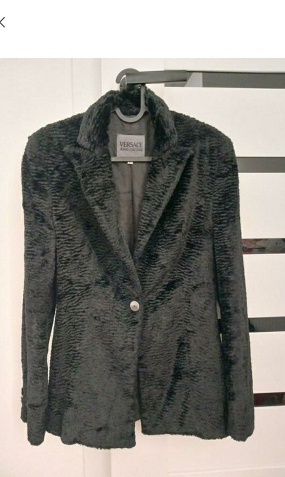 Vintage s Versace Jacket Bomber Cropped VJC NYC Chr Gem